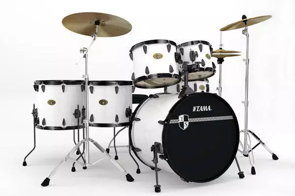 Imperialstar 6-Piece Drum Kit - Sugar White